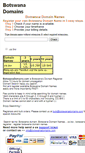 Mobile Screenshot of botswanadomains.com